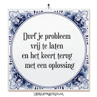 Wijsheid Spreuk Sticker by Tegelspreuken.nl