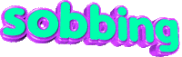 text sobbing Sticker