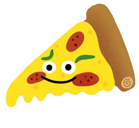 Pizza Pie Sticker by ed_illustrates