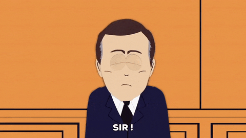 court salute GIF by South Park 