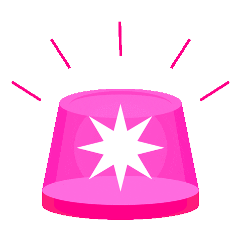 pink alarm Sticker by Crème Creative