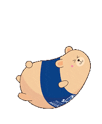 Unimelb Barry The Bear Sticker by The University of Melbourne