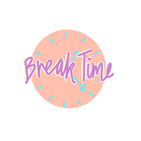 Break Time Sticker by White Deer