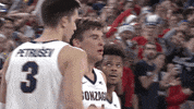 GonzagaBulldogs celebration basketball clapping gonzaga GIF