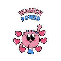 Women Hearts Sticker by SomiSomi