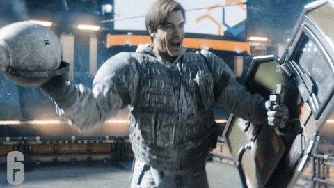 Excited Scream GIF by Rainbow Six Siege