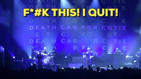 death cab for cutie fuck this shit GIF by Vidme