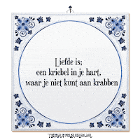 Nl Hart Sticker by Tegelspreuken.nl