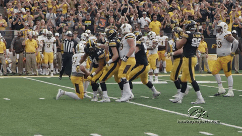 Iowa Hawkeyes Football GIF by University of Iowa Hawkeyes Athletics