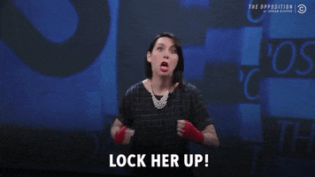 laura grey lock her up GIF by The Opposition w/ Jordan Klepper