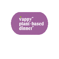 Vegan Dinner Sticker by velivery