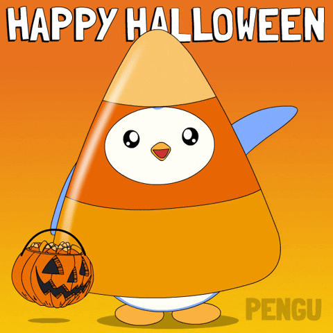 Trick Or Treat Halloween GIF by Pudgy Penguins