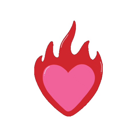 atelier_joone giphygifmaker heart boss flame Sticker