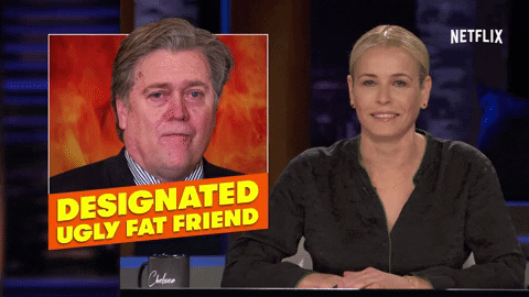 steve bannon netflix GIF by Chelsea Handler