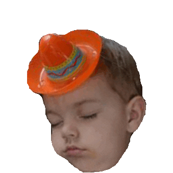 drunk head STICKER by imoji