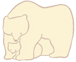 Polar Bear Kids Sticker by micolate