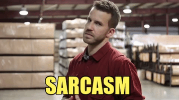 sarcastic sarcasm GIF
