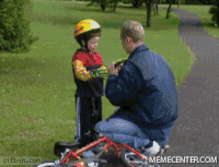 father and son GIF