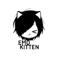Kitten Manga Sticker