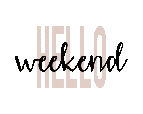Arisoft giphyupload hello weekend handlettering Sticker