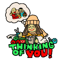 Thinking Of You Sticker