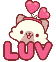 Happy Love You Sticker by Piffle
