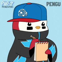 Penguin Studying GIF by Pudgy Penguins