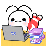 Shrimp Working Sticker by pikaole