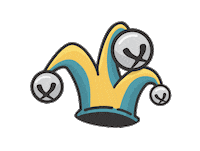 chillboysinthehood chillboysinthehood chill boys in the hood chill boys jester hat Sticker