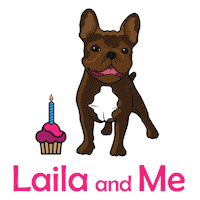 Lailaandme dog puppy bulldog frenchie Sticker