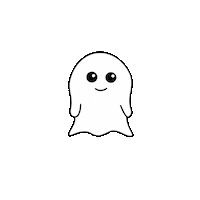 Halloween Ghost Sticker