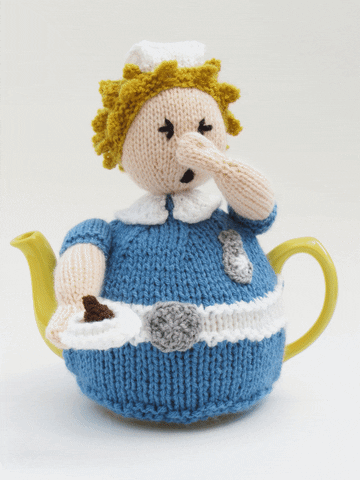 TeaCosyFolk giphyupload poo nurse knitting GIF