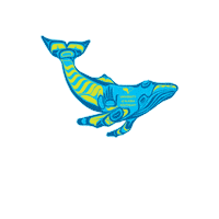 College Whale Sticker by University of Alaska Southeast