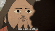 I Need To Get Out GIF by Adult Swim