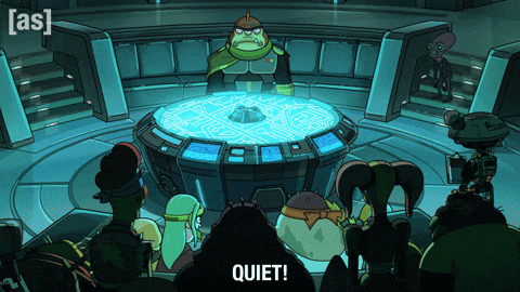 Rick And Morty Shut Up GIF by Adult Swim