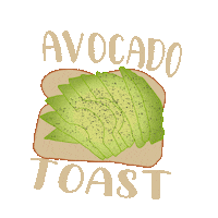 Avocado Toast Sticker