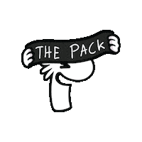 The Pack Sticker by Paulberger