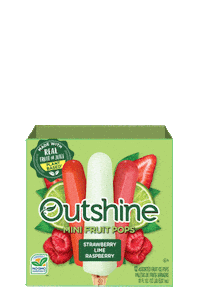 Fruit Strawberry Sticker by Outshine Snacks