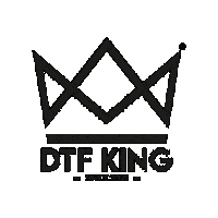 dtf-king giphygifmaker logo pink sticker Sticker