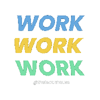 nonverbalbrands work workworkwork Sticker