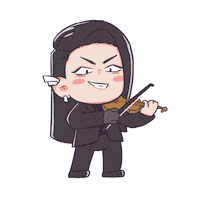 Gin Violin Sticker
