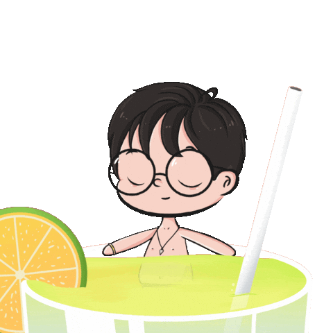 Summer Drinking Sticker