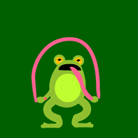 Tongue Jumping GIF by Knallbeige