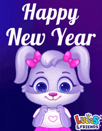 Excited New Year GIF by Lucas and Friends by RV AppStudios