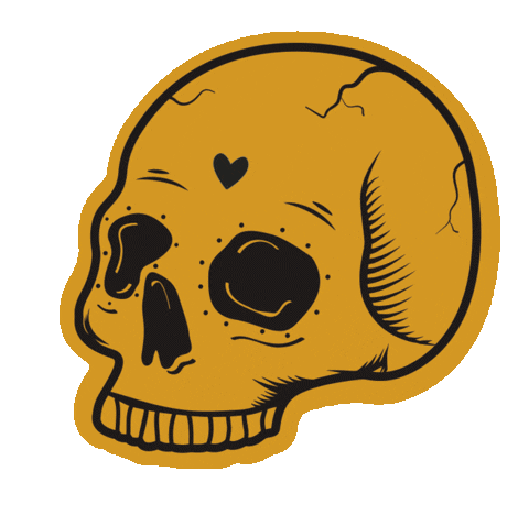 _skullmed giphyupload skull accesorios calaca Sticker
