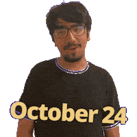 October Oct 24Th Sticker