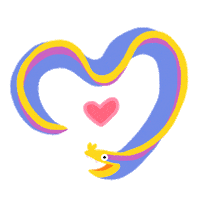 Love You Heart Sticker by pikaole