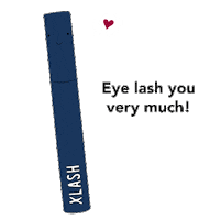 Xlash love eyelashes eyelashserum longlashes Sticker