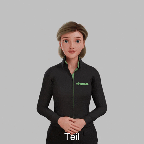 Avatar Gebärdensprache GIF by Sign Time - SiMAX