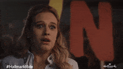 Shocked Tiera Skovbye GIF by Hallmark Channel